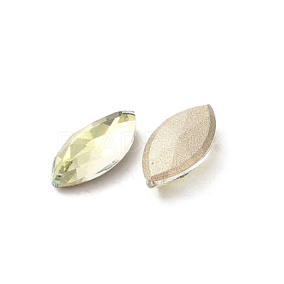 Glass Rhinestone Cabochons RGLA-P037-09B-D337-1