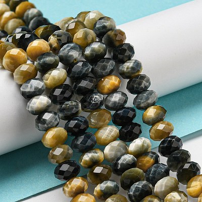 Natural Tiger Eye Beads Strands G-K351-B02-03-1