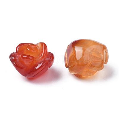 Natural Carnelian Scattered Beads G-O156-B-05B-1