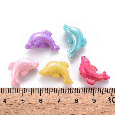 Opaque Acrylic Beads TACR-S153-34I-1