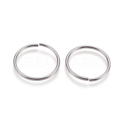 Tarnish Resistant 304 Stainless Steel Saw Cut Open Jump Rings STAS-P212-25P-02-1
