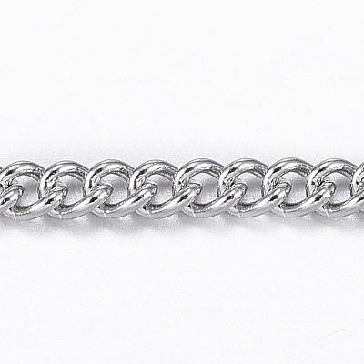 Tarnish Resistant 304 Stainless Steel Twisted Chains CHS-H007-70P-1