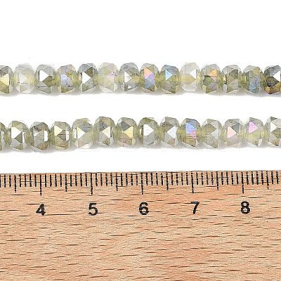 Imitation Jade Glass Beads Strands EGLA-F167-03A-08-1