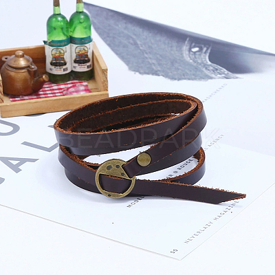 1Pc Leather Cord Bracelets/Chain Belts BJEW-CL0001-19-1