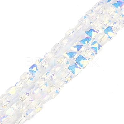 Electroplate Glass Beads Strands EGLA-B007-02A-AB01-1