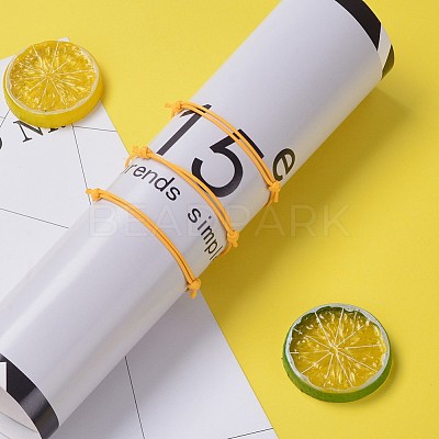 Korean Waxed Polyester Cord Bracelet Making AJEW-JB00011-10-1