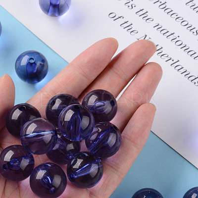 Transparent Acrylic Beads MACR-S370-A20mm-752-1