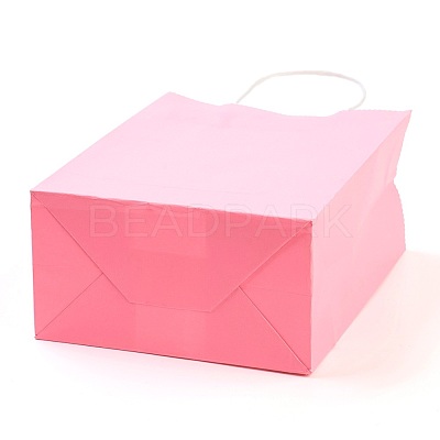 Pure Color Kraft Paper Bags AJEW-G020-D-11-1