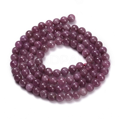 Natural Ruby Beads Strands G-L631-A01-4mm-A-1