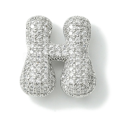 Rack Plating Brass Cubic Zirconia Pendants KK-S378-02P-H-1