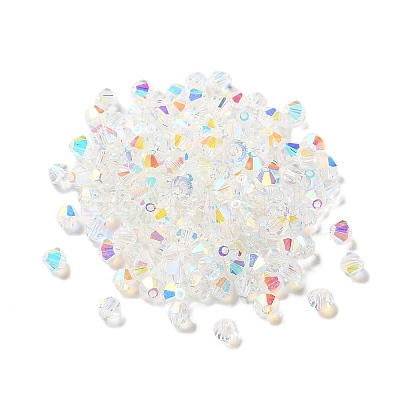 Electroplate Glass Beads GGLA-Z004-04AB-1