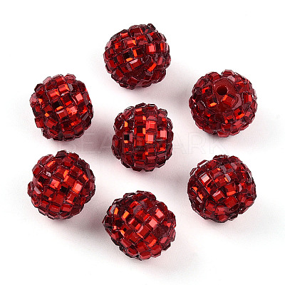 Acrylic Rhinestone Beads OACR-D307-01J-20MM-1