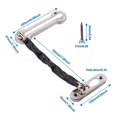 Stainless Steel Swing Bar Door Lock SW-TAC0002-02E-1