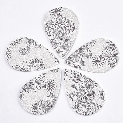 Imitation Leather Big Pendants X-FIND-N001-28D-1