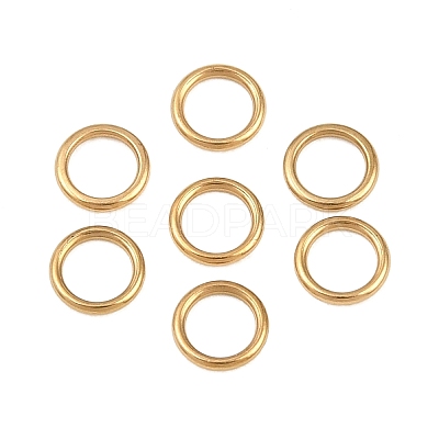 Ion Plating(IP) 304 Stainless Steel Closed Jump Rings STAS-G393-06G-08-1
