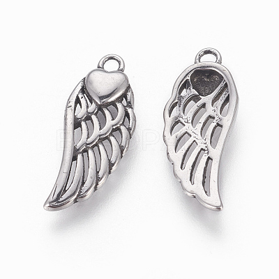 316 Surgical Stainless Steel Pendants STAS-P225-106AS-1