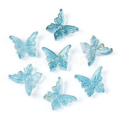 Baking Paint Glass Beads DGLA-T004-04H-1