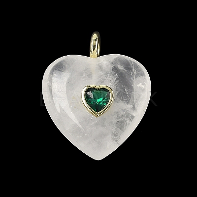 Natural Quartz Crystal Pendants G-C274-04I-1