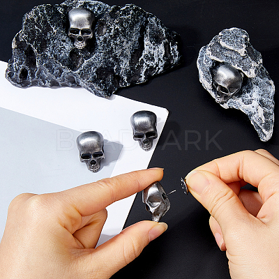 5Pcs Alloy Lapel Pin Backs for Backpack Clothes JEWB-DC0001-40-1