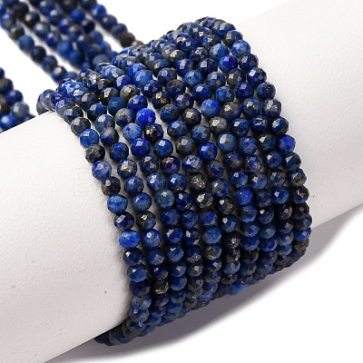 Natural Lapis Lazuli Beads Strands X-G-D165-B-2mm-1