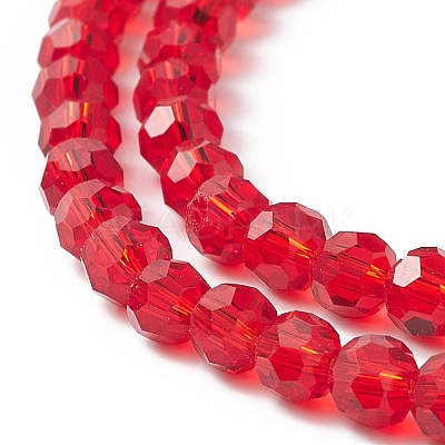 Transparent Glass Bead Strands GLAA-G013-8mm-99-1
