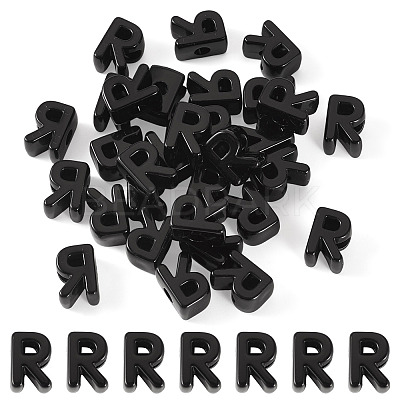 Acrylic European Beads OACR-TAC0013-14R-1