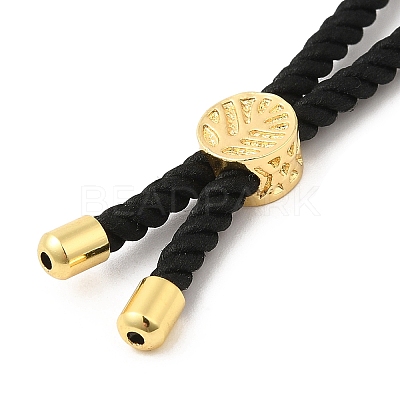 Twisted Nylon Cord Silder Bracelets DIY-B066-03G-11-1