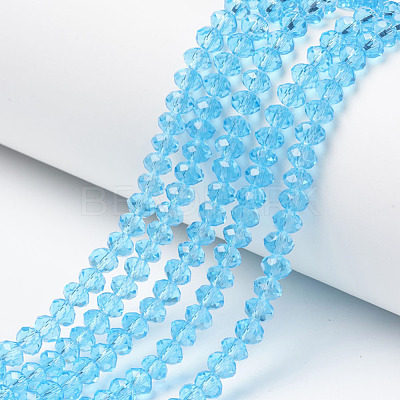 Glass Beads Strands EGLA-A034-T8mm-D08-1