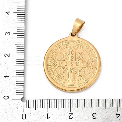 Ion Plating(IP) 304 Stainless Steel Pendants STAS-A053-24B-G-1