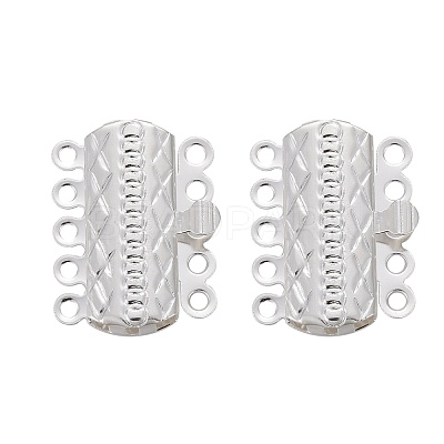304 Stainless Steel Box Clasps STAS-P249-03S-1