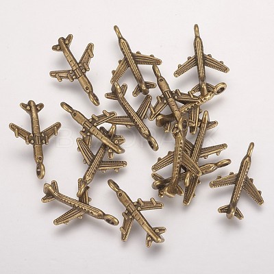 Tibetan Style Alloy Pendants TIBEB-A101638-AB-FF-1