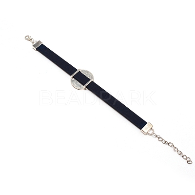 PU Leather Cord Bracelet Making AJEW-TAC0034-02B-1