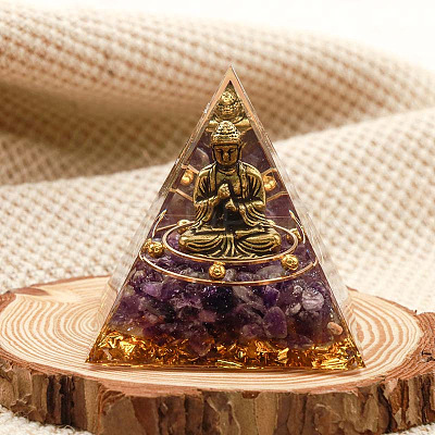 Orgonite Pyramid Resin Energy Generators WG30093-01-1