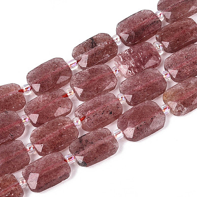 Natural Strawberry Quartz Beads Strands G-T139-80-1