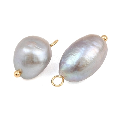 Natural Freshwater Pearl Pendants PALLOY-JF02153-02-1