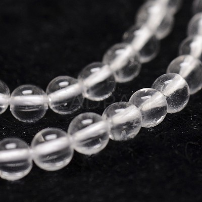 Natural Quartz Crystal Beads Strands X-G-D840-61-4mm-1