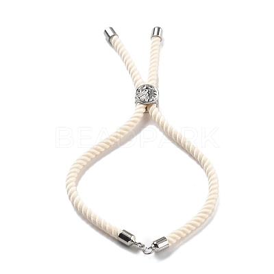 Twisted Nylon Cord Silder Bracelets DIY-B066-03P-28-1