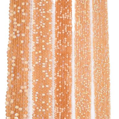 Transparent Glass Beads Strands EGLA-A044-T4mm-MB23-1