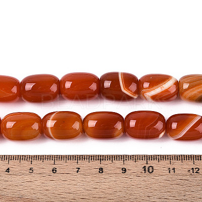 Natural Agate Beads Strands G-N356-02A-12-1
