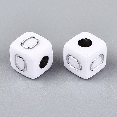Opaque Acrylic Beads SACR-T035-03O-1
