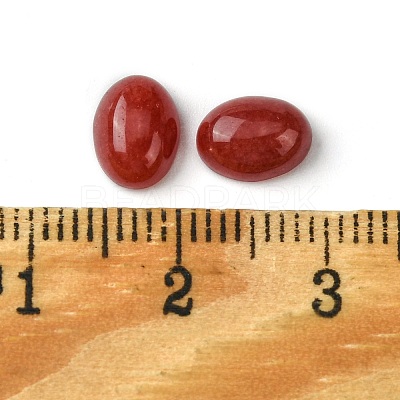 Natural White Jade Cabochons G-A094-01B-25-1