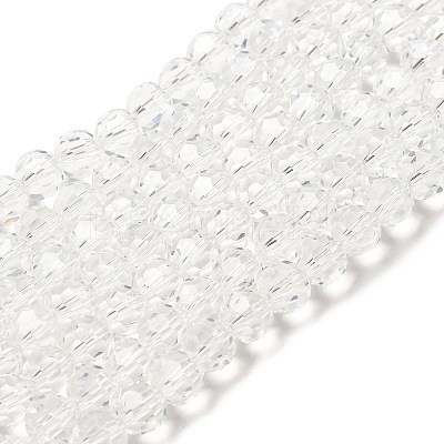 Transparent Glass Beads EGLA-A035-T8mm-D19-1