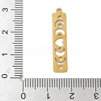 201 Stainless Steel Pendants STAS-H480-07G-1