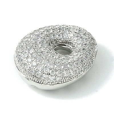 Rack Plating Brass Cubic Zirconia Pendants KK-S378-02P-O-1