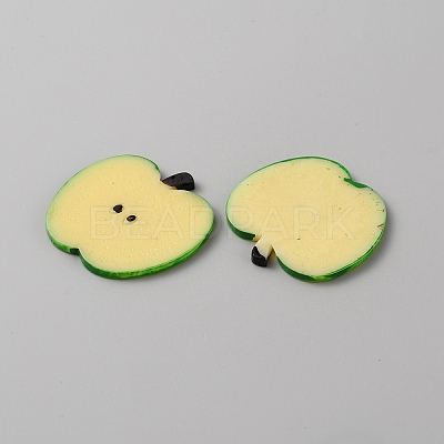 Fruit Theme Plastic Cabochons KY-WH0004-22D-1