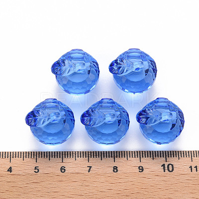 Transparent Acrylic Pendants TACR-T024-05B-940-1
