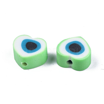 Handmade Polymer Clay Beads X-CLAY-T019-08B-1