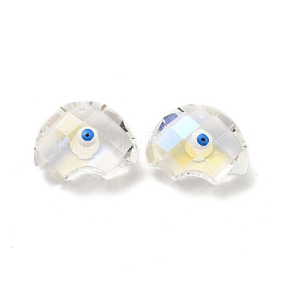 Transparent Glass Pendants GLAA-F121-06D-1