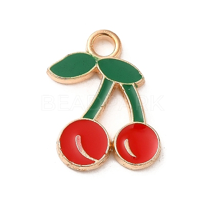 Alloy Enamel Pendants X-ENAM-E064-25KCG-09-1