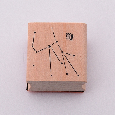 Wooden Stamps LS-DIY-WH0175-46F-1